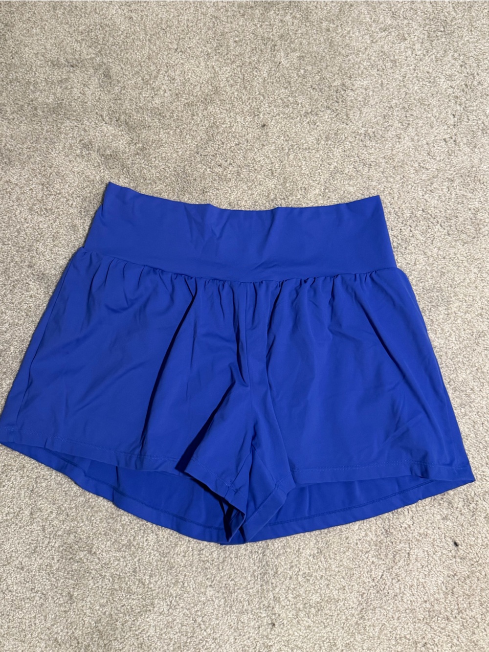Halara Women’s High-Waist Active Shorts in Royal Blue